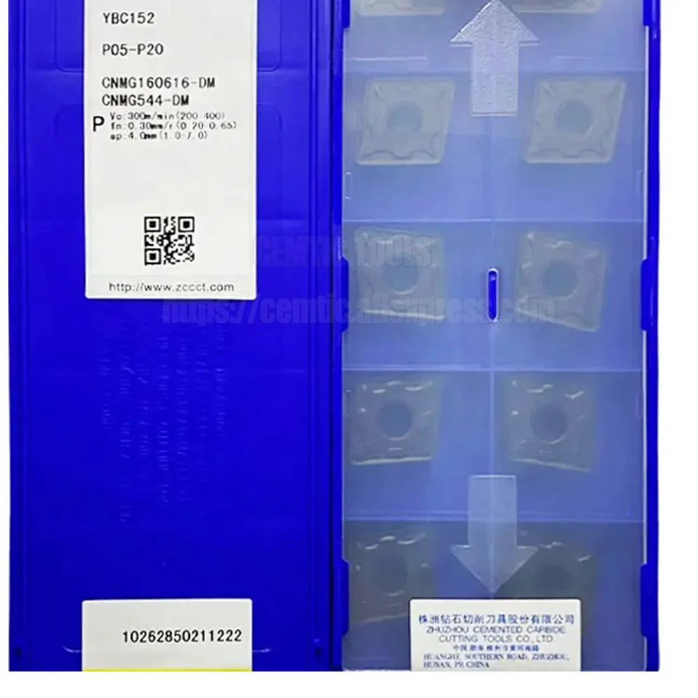 

ZCC 10 шт./лот CNMG160616-DM YBC252 YBC152 YBC351 YBC251 карбидные Токарные вставки с ЧПУ, обрабатывающая сталь