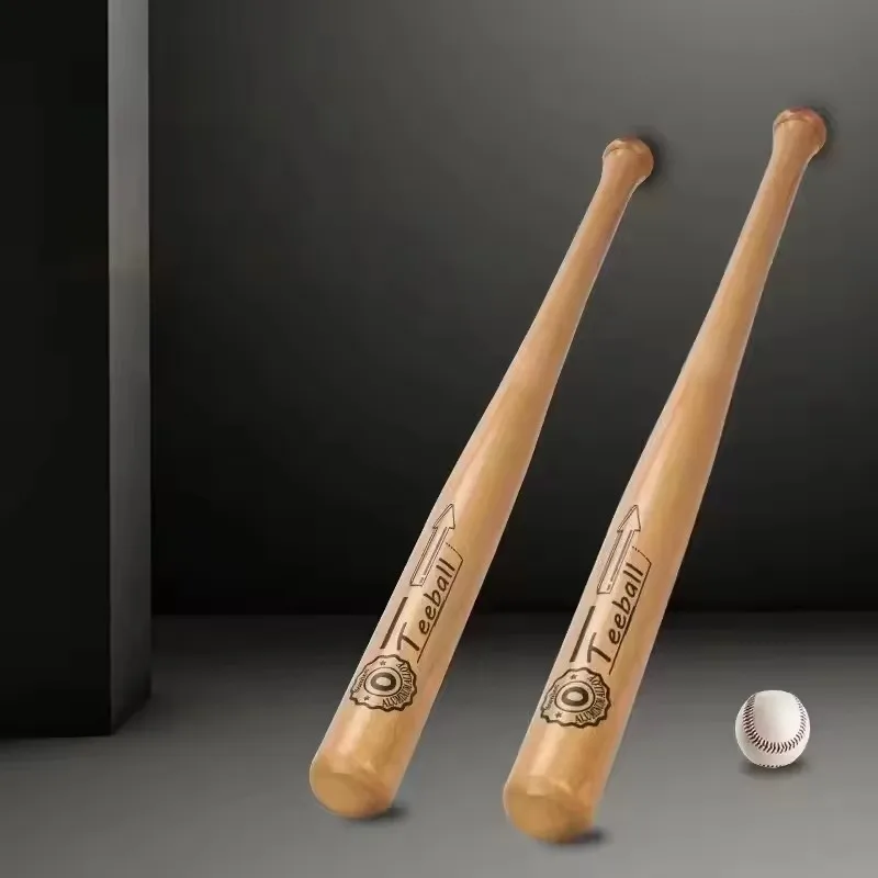 Batte de Baseball professionnelle en bois dur 21-29 pouces, en bois massif, pour l'entraînement sportif, défense de voiture à domicile, auto-défense personnelle
