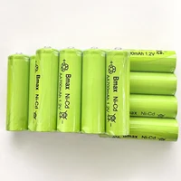 AA Rechargeable Battery 1.2V Ni-Cd Can Be Recharged 500 Time Children's Music Toy Electronic Keyboard Eight Tone Gun Accessories 6
