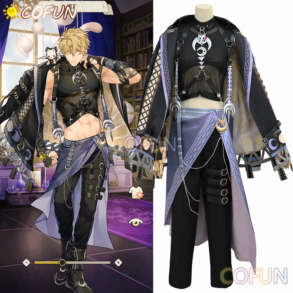 

COFUN [Customized] Game NU:Carnival Quincy Cosplay Costume Halloween Outfits Women Men New Suit Uniform