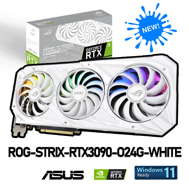 Asus GDDR6X Graphic card TUF RTX OG GAMING/ROG STRIX RTX OG  WHITE Desktop GPU NVIDIA bit gb Video card New