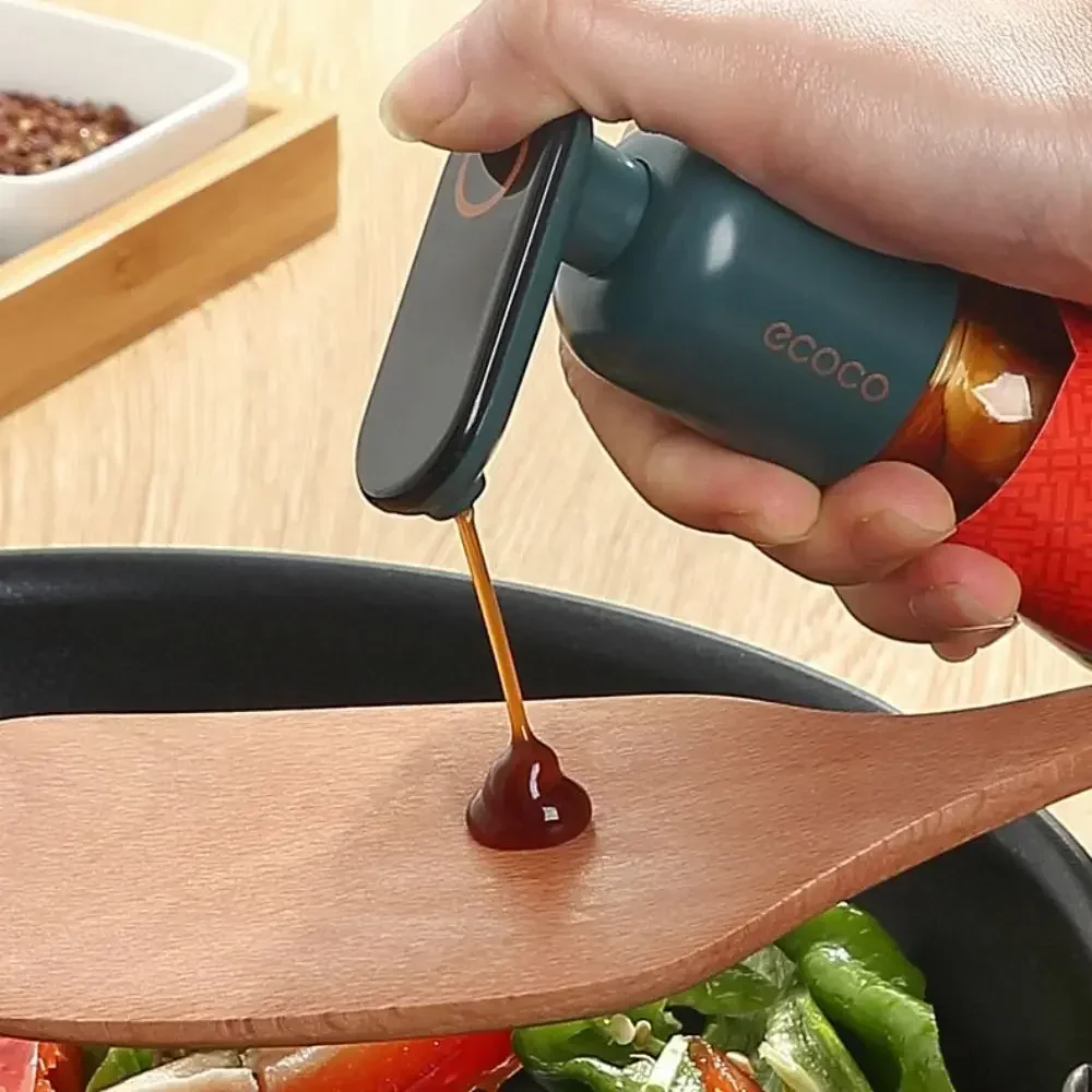 ECOCO Push-type Oyster Sauce Squeezer Quality Food-grade Reusable Press Mouth ABS Universal Pump Head Kitchen