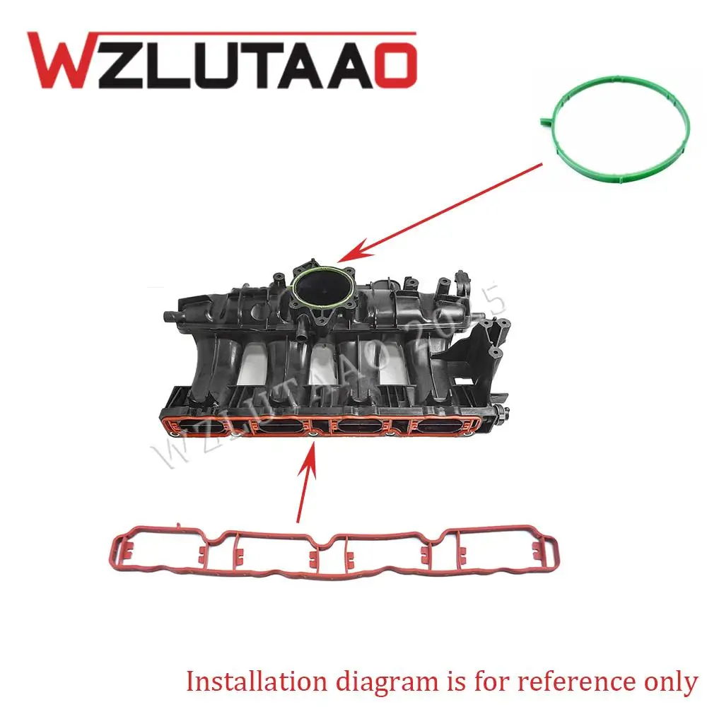 06F129717D 06F133073D Intake Manifold Gasket For VW Jetta Eos Tiguan Golf Passat Beetle Audi A3 A4 A5 A6 Q3 Q5 TT 06F 129 717 D