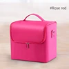 Large Makeup Carrying Train Case for Women, Travel Bag Storage Box,4 Tier Professional Nail Organizer Case with Adjustable 2