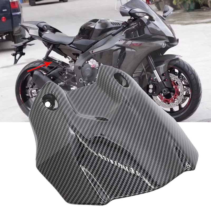 Фото Для Yamaha 2015 2016 YZF R1 углеродное волокно ABS задние шины Hugger брызговик грязезащитный чехол обтекатель мотоциклетный брызговик YZFR1 YZF-R1 №1