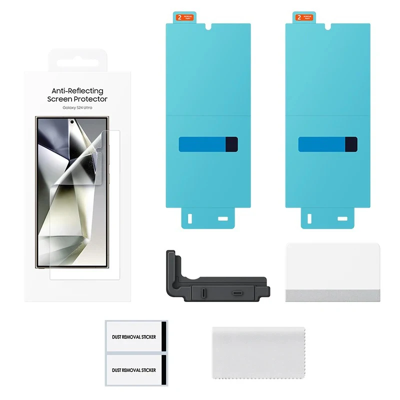 2PCS  For Samsung Galaxy S24 Ultra Anti-Reflecting Screen Protector For Galaxy S24Ultra Original EF-US928CTEGUS