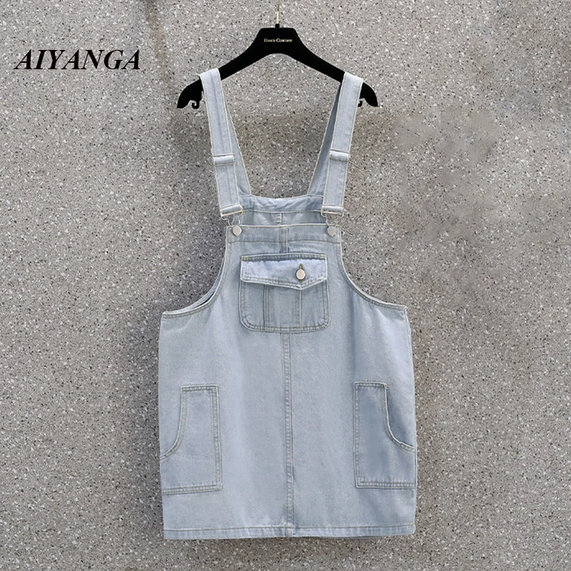 

Casual Cotton Denim Square Collar Mini Dress Women Spaghetti Strap Sleeveless Preppy Style Jean Dresses 2022 Summer Lady Vestido