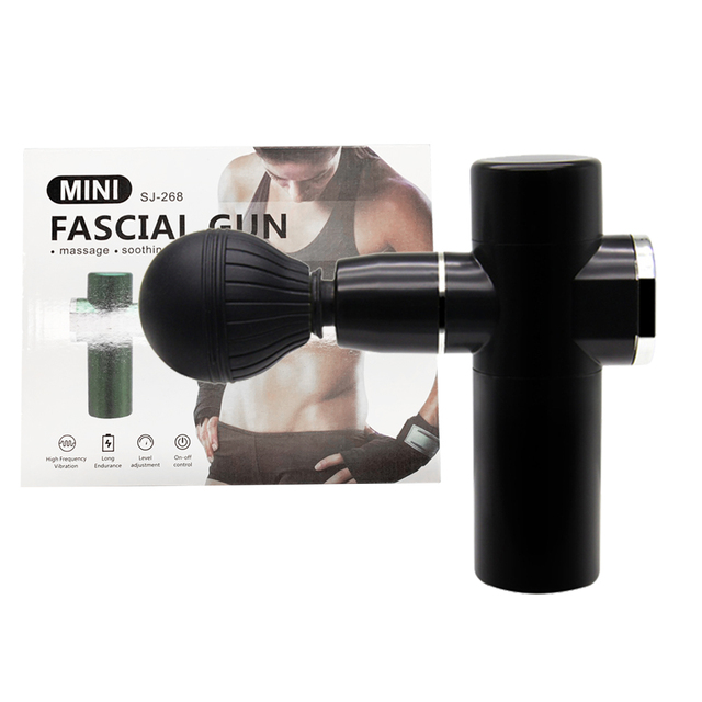 Muscle Massage Gun Electric Massager Mini Fascia Gun Pistol For Body Neck Back Vibration Slimming Relaxation Pain Relief