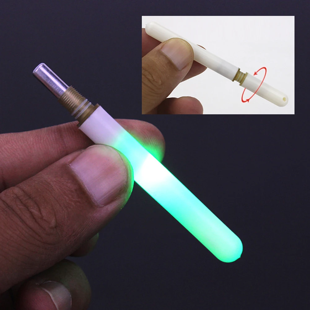 LED Glow Night Fishing Stick Light Rod Tip Clip Fishing-Lightstick