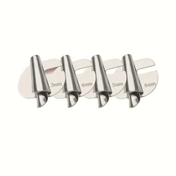 8-Piece Rolled Hemmer Sewing Foot Set - Versatile Hem Pressure Feet for Home and Industrial Use (3 4 5 6MM)