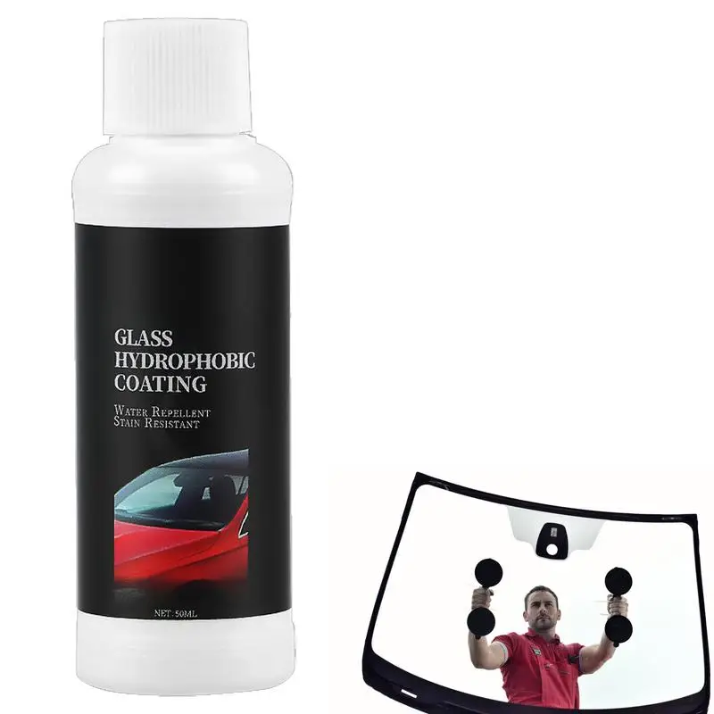 

50ML Glass Oil Film Remover For Car 50ml Car Glass Oil Film Remover Window Glass Cleaner Agent Glass Stripper Water Spot Remover