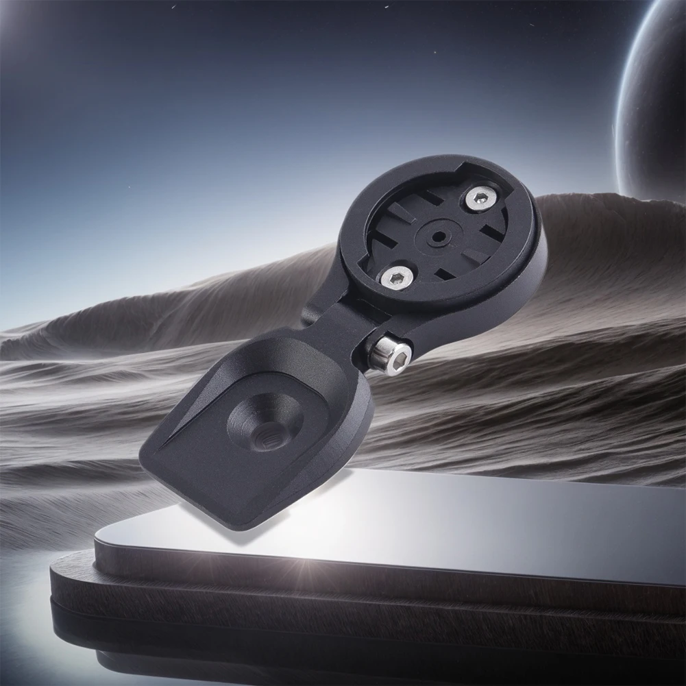 Fahrradcomputerhalter, verstellbare Halterung, Stoppuhr, Tacho-Stützständer für Garmin Bryton Wahoo, Fahrradcomputer-Vorbauhalterung – Detail 2