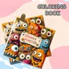 Adults with Simple Decompression Cute Doodle Little Monster Coloring Book Perfect Gift for Parties and Birthdays 1