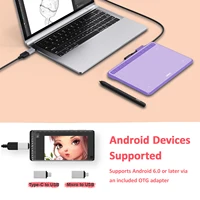 UGEE S640 Tablette graphique 6,3 x 4 pouces Tablettes de dessin numérique avec stylet sans batterie 10 raccourcis Prise en charge d'Android Windows Mac 3