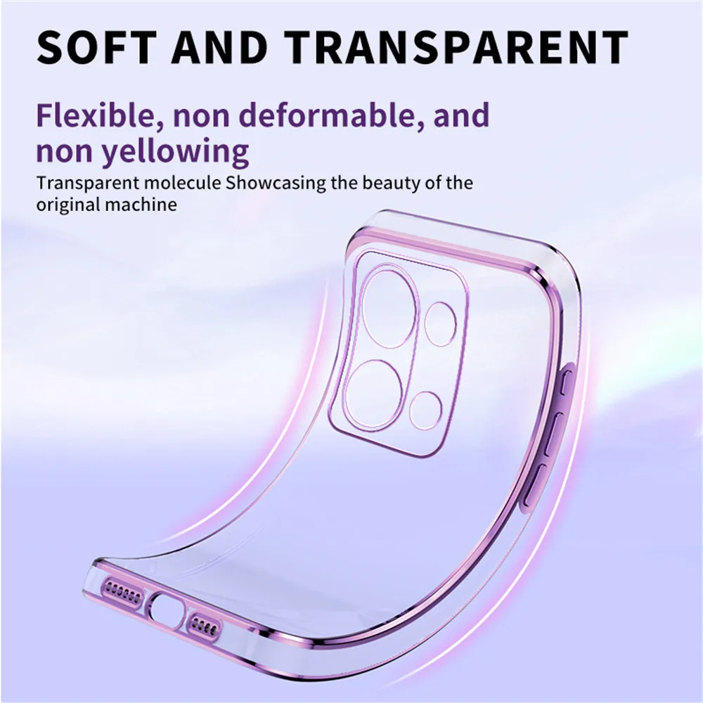 Luxury Transparent Plating Magnetic Case with Silicone Stand
