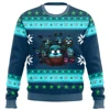 New Year Hot Selling Autumn and Winter Oversized Pullover for Mens Christmas Gift Ugly Sweater for Women Santa Claus O-Neck Tops 3