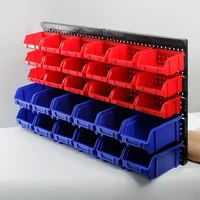 Wall Mounted Plastic Storage Box Multifunctional Parts Diy Hanging Tool Case Box Organizers Professional Tools Packaging 1