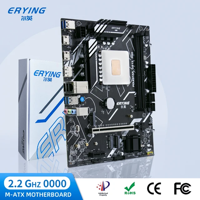 ERYING Gaming PC Motherboard Interpose Kit i7 with onboard 11th Core CPU 0000 ES 2.2GHz(Refer To i7 11800H)Computer Assembly Set