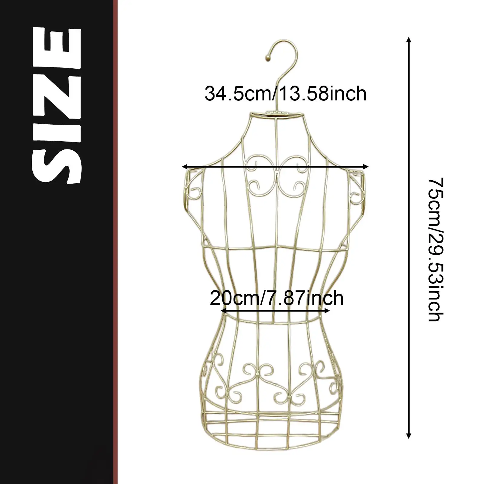 Hanging Half Body Torso Mannequin Dress Form, Support, Convenient, Torso Body Female Mannequin for Boutique Display Hanging Half Body Torso Mannequin Dress Form, Support, Convenient, Torso Body Female Mannequin for Boutique Display
