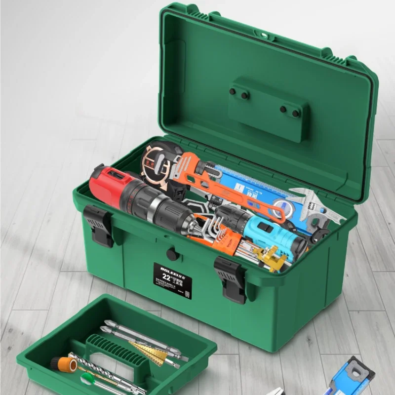 

Industrial-grade Household Multi-functional Hardware Toolbox Waterproof Storage Box Thickened Electrical Tools Storage Box