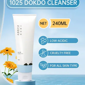 ROUND LAB Softno Leedoo 클렌징 및 모이스처라이징 울릉 도 페이스 워시 240ml