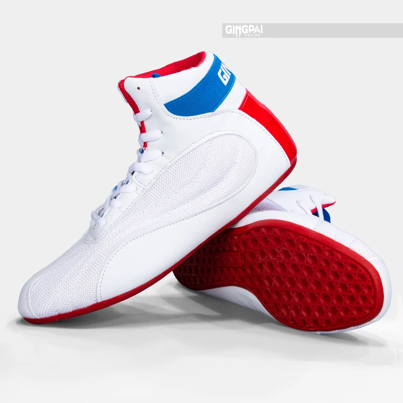 GINGPAI Training Wrestling Shoes Men female Fitness Boxing Shoes Mesh Breathable Boxing Men High Quality Wrestling