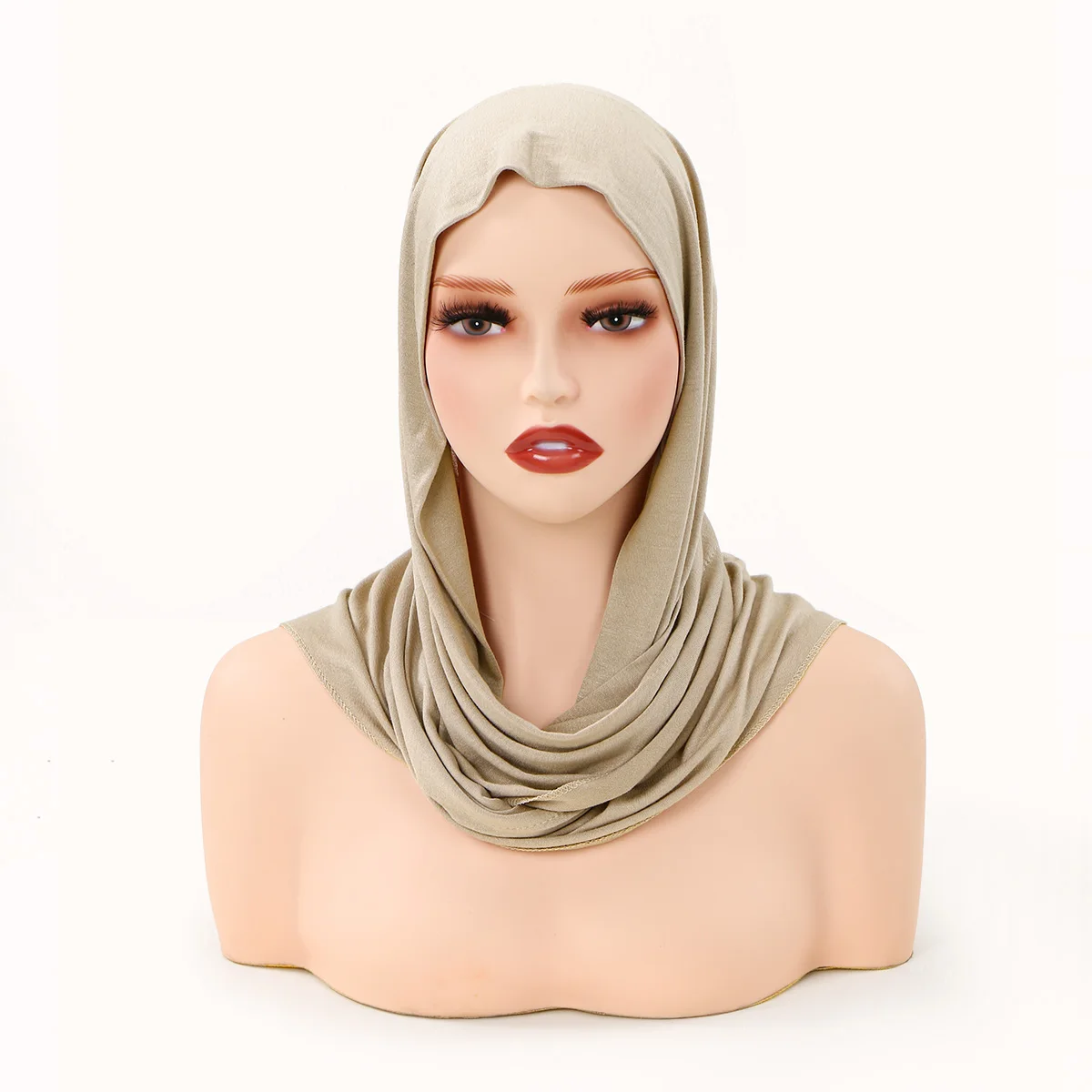New Modal Jersey Instant Hijab Woman Muslim Underscarf Caps Cotton Stretch Hat Islam Turban Bonnet Foulard Cross Headscarf - Image 4