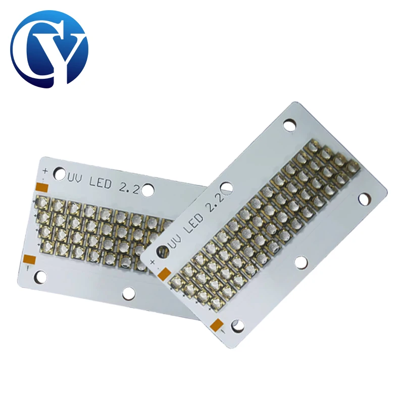 150W 156w 3535 UV LED 모듈 3D UV 경화 램프 접착제 경화 조명 365nm 385nm 395nm 405nm UV LED 램프 (3D 프린터용)