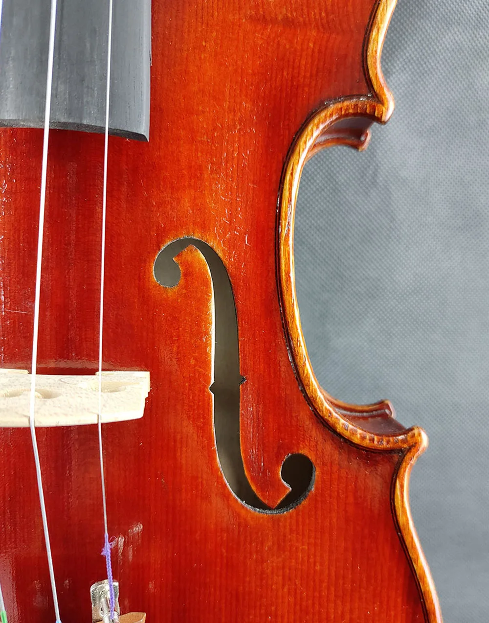 50 Years Old Spruce, The Red Mendelssohn Violin 4/4 Size #3122, ca.1721 Stradivarius Violine, Handmade Oil, Antiqued Varnish