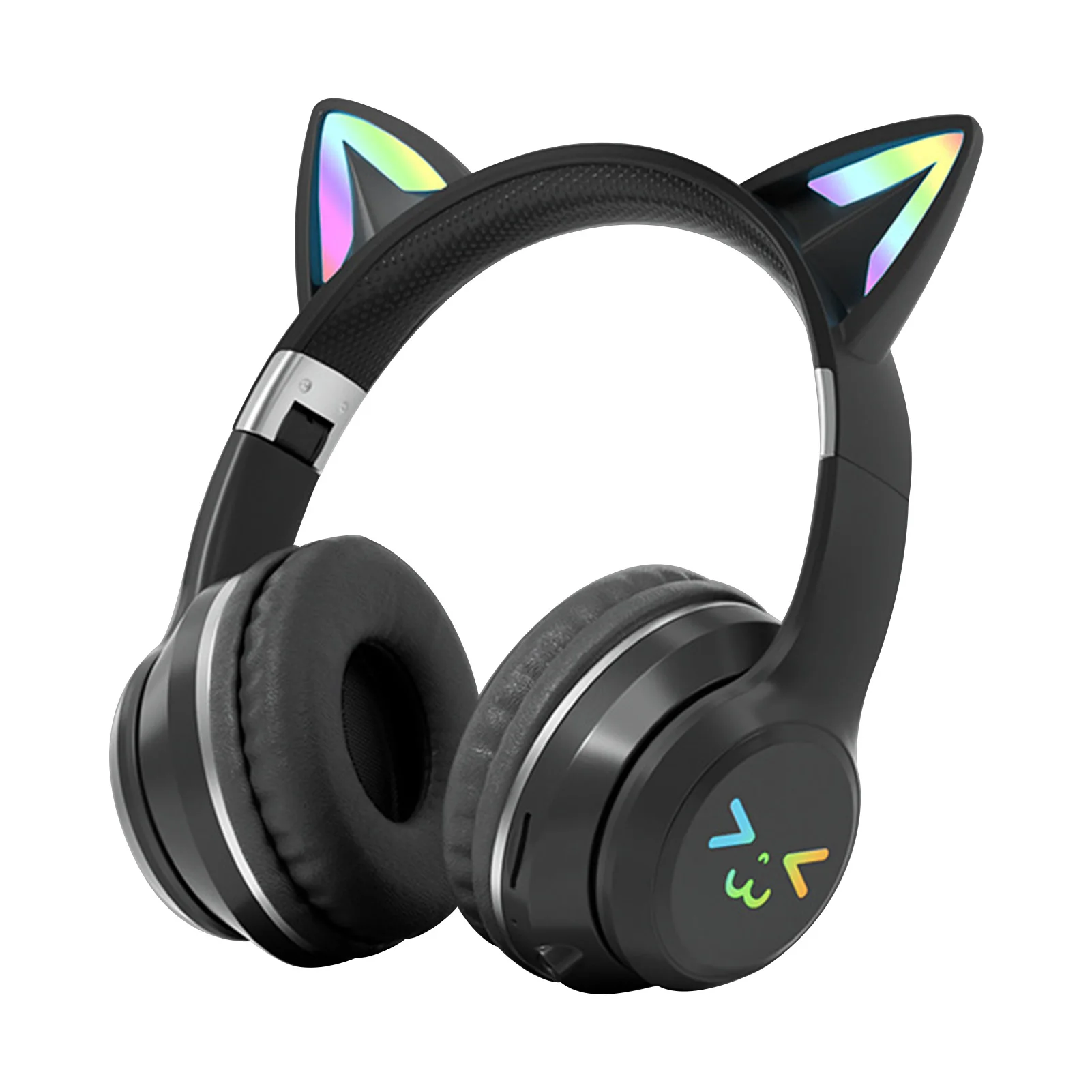 

Складная Беспроводная игровая Bluetooth-гарнитура с подсветкой «кошачьи уши»