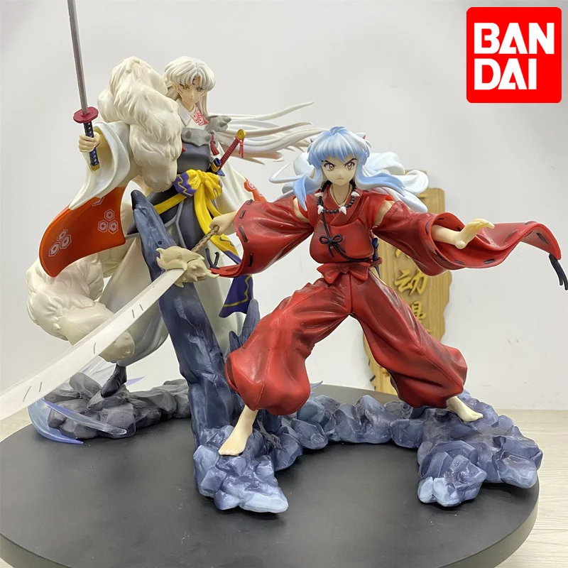 

20cm Inuyasha Anime Figure Sesshomaru/ Inuyasha Pcv Action Model Doll Figure Collection Toy Ornament Kid Birthday Christmas Gift
