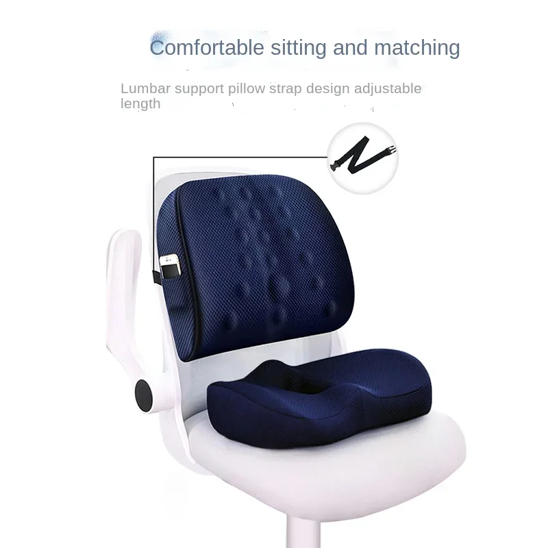 

Pillow Seat Winter Hip Chair Cushion Memory Foam Protection Hemorrhoids Butt Long-sitting Office