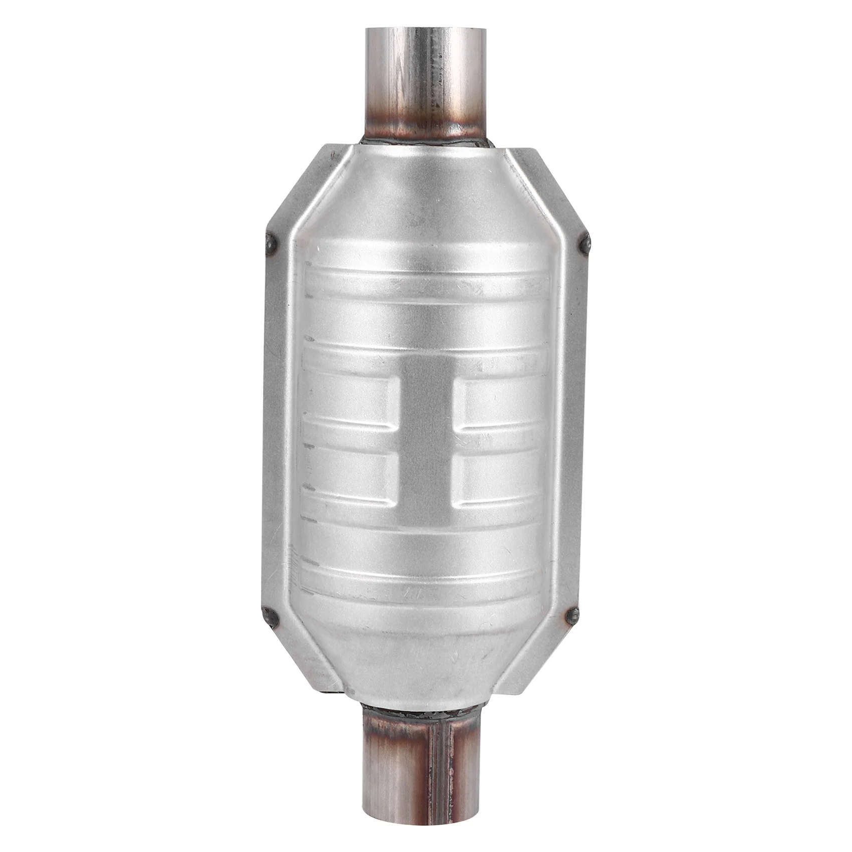 

Inlet/Outlet Universal Catalytic Converter, with O2 Port & Heat Shield 53004 Car Stainless Steel Catalytic Converter