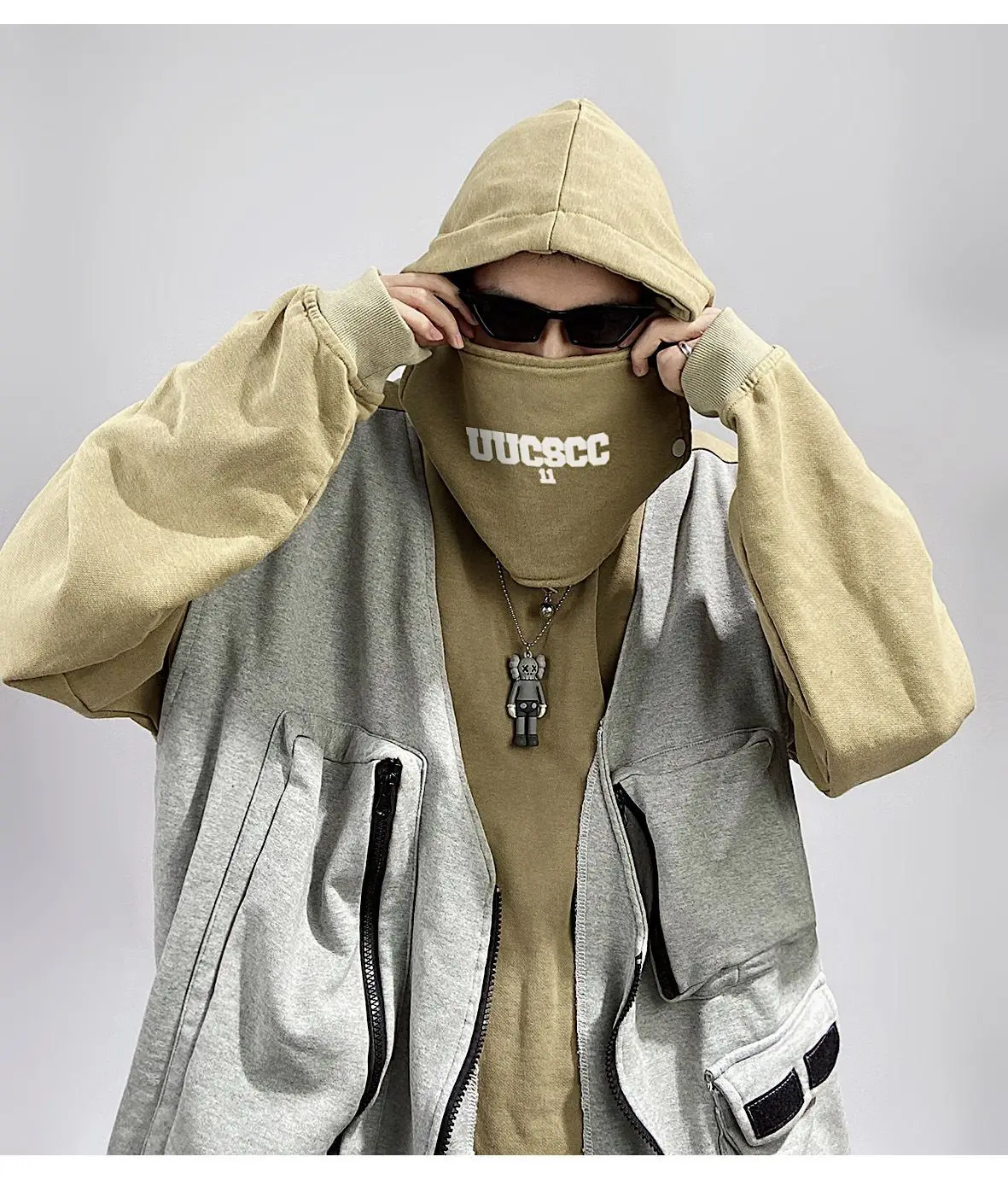 fake-two-piece-loose-hooded-sweatshirt-streetwear-hip-hop-multi-pocket-vest-hoodies-cargo-long-sleeved-jacket-men-women-cool