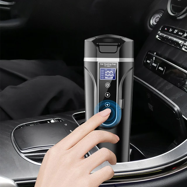 Bouilloire électrique de voyage portable pour voiture, tasse chauffante,  thermos à contrôle de température variable, doublure en acier inoxydable  étanche, 12V, 24V - AliExpress