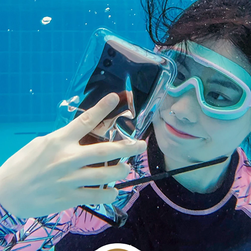 Waterproof Phone Case Pouch with Lanyard for Underwater and Outdoor Activities