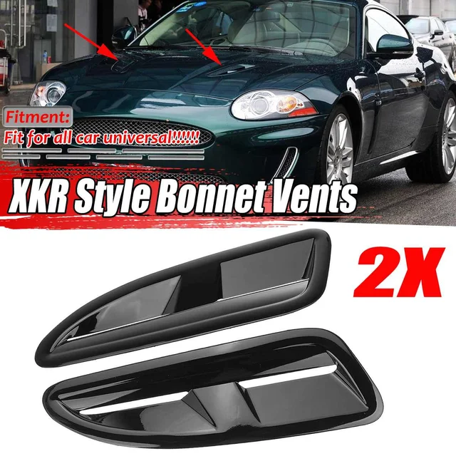 ABS Universal Car Front Bonnet Vents Hood For Jaguar XKR/XK8 For