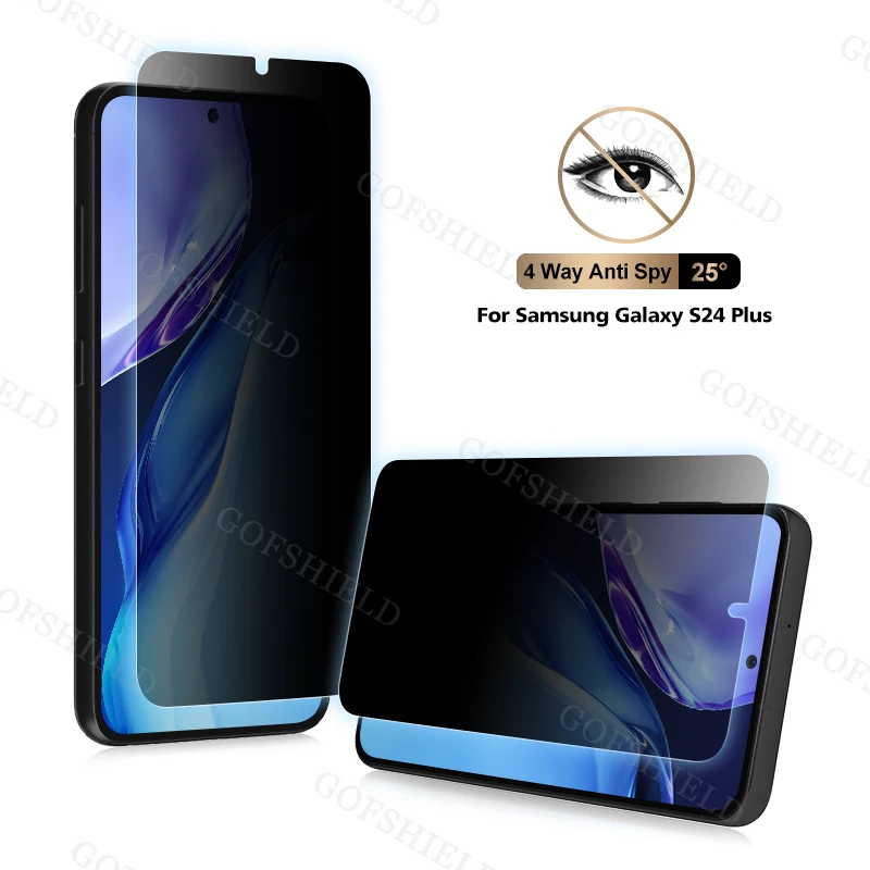 Pellicola Protettiva Privacy a 4 Vie per Samsung Galaxy S24/S25/S26, Anti-Spia in PET, Anti-Riflesso, Anti-Graffio, Durevole - immagine 5