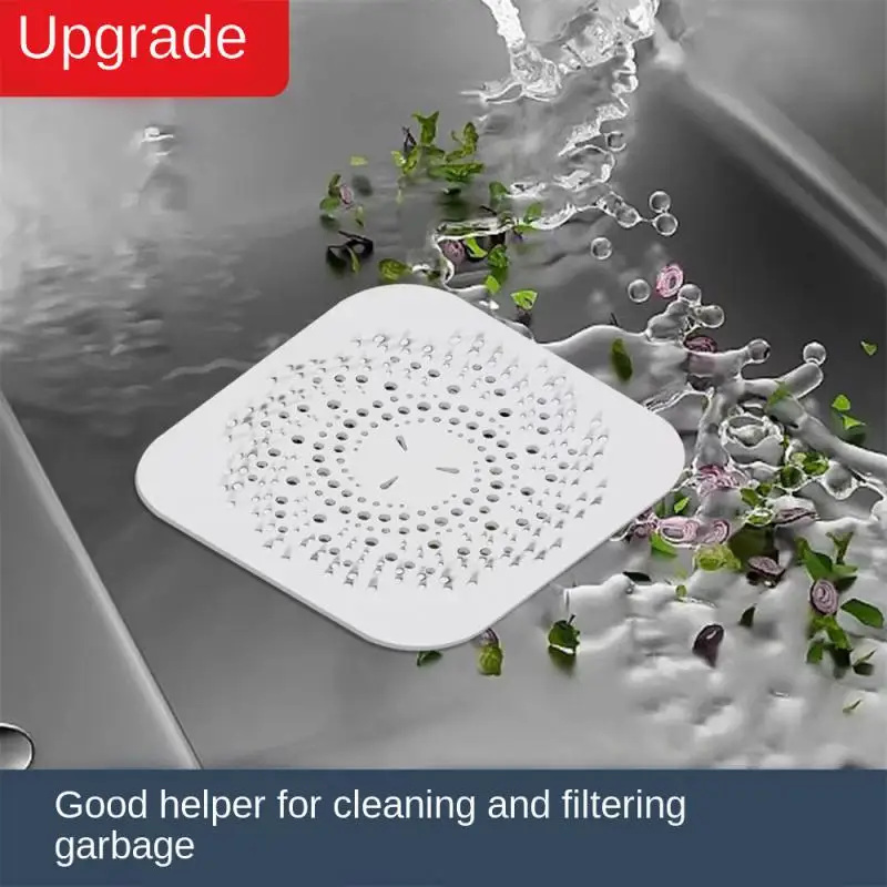 Shower Drain Cover Hair Catcher,Easy Clean Floor Drain Protector Strainer  Hair Trap Mesh for Bath Tub Sink Flat Floor - AliExpress