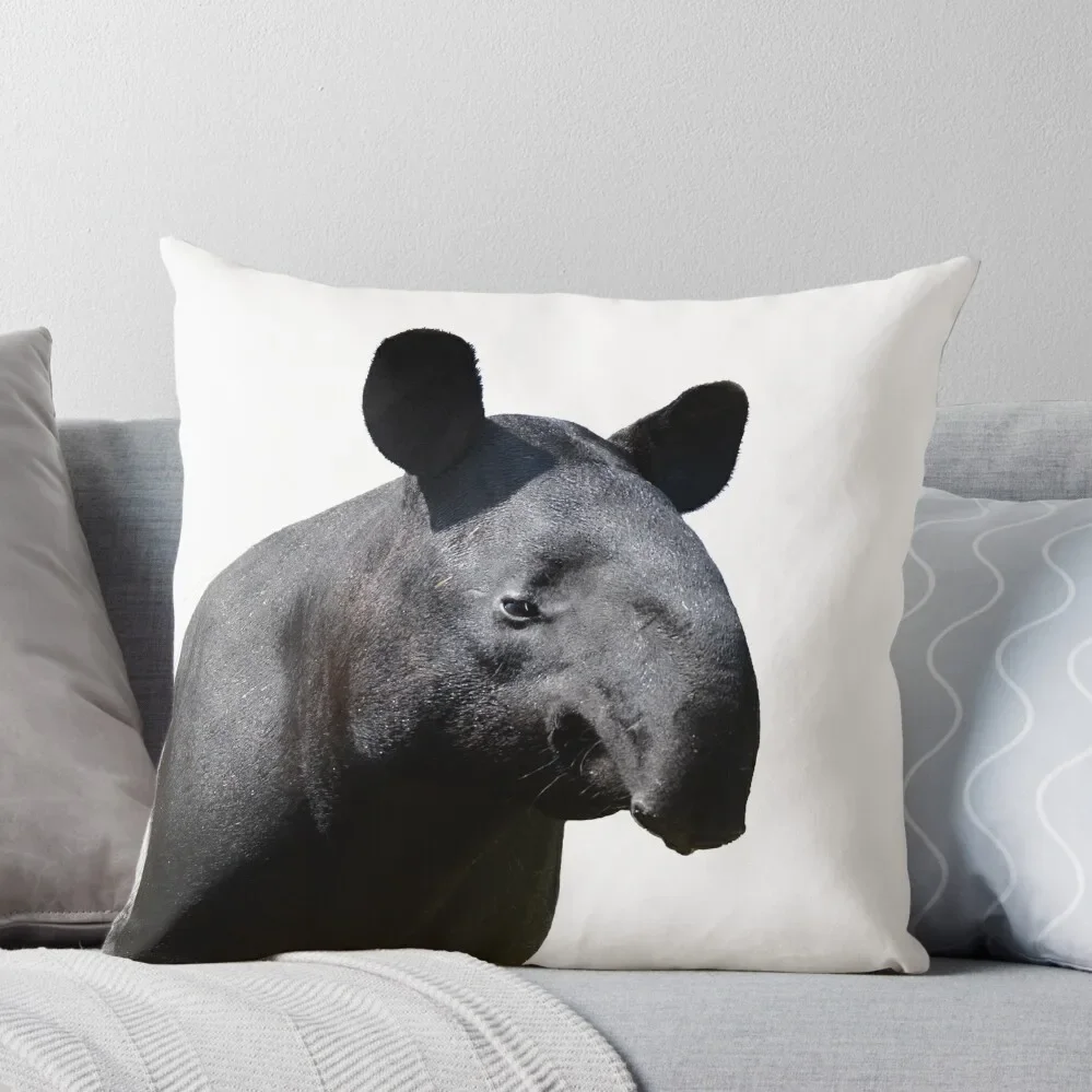

The Most Handsome Tapir in the World Throw Pillow home decor items christmas decorations for home 2024
