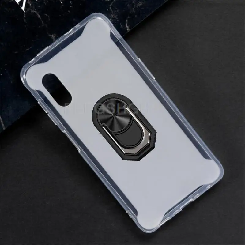 Enhanced Soft TPU Silicone Case with Back Finger Ring for Samsung Galaxy X Cover Pro