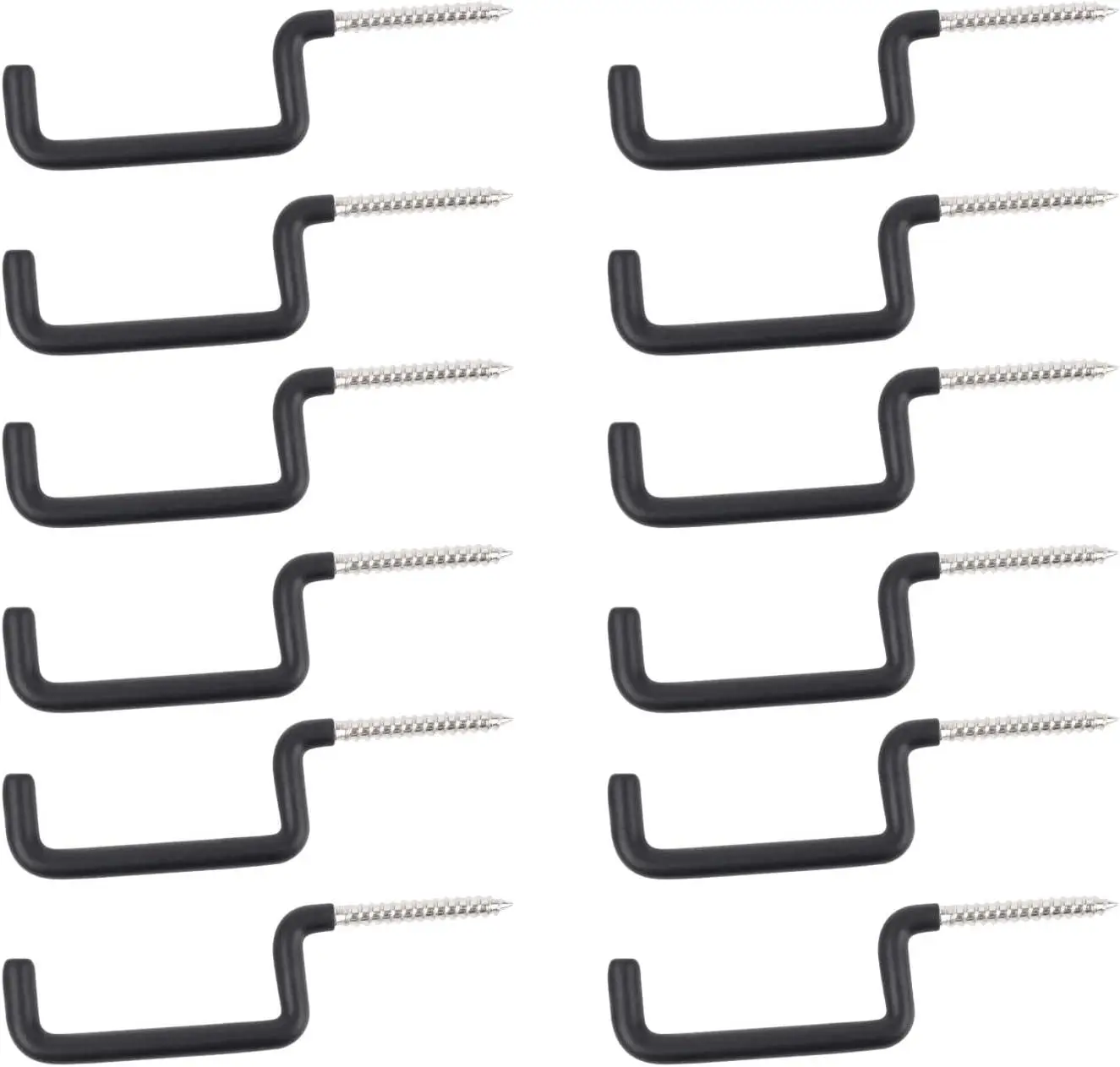 

Archery Bow Hook Real Tree Stand Bow Hangers Bow Gear Holder Outdoor Hunting Accessory Black,10pcs