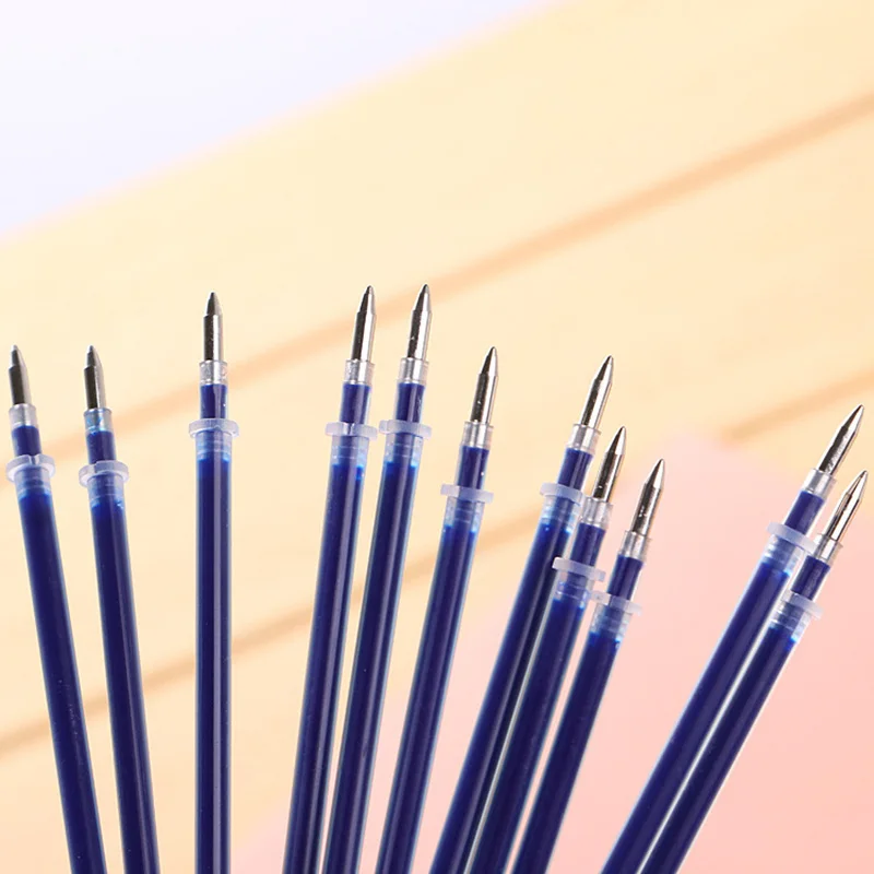 20PCS/set of Gel pen Refills 0.5mm Black Blue Red Ink Refill School Office Stationery Writing Supplies 6