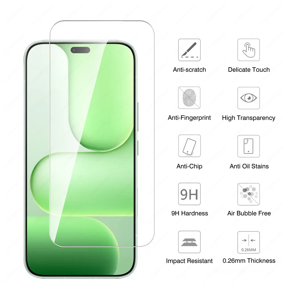 Honor Crystal Tempered Glass Screen Protector, Available in 1-5 Packs