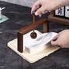 Huangdongshi Walnut Tissue Holder, Napkin Holder, Kitchen Upright Square Tissue Holder, Restaurant Desktop Tissue Storage Box 2
