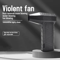 130000RPM Turbofan High Power Jet Fan Brushless Motor Variable Speed Dust Blower Cleaning Tool Air Duster Handheld Air Blower 1
