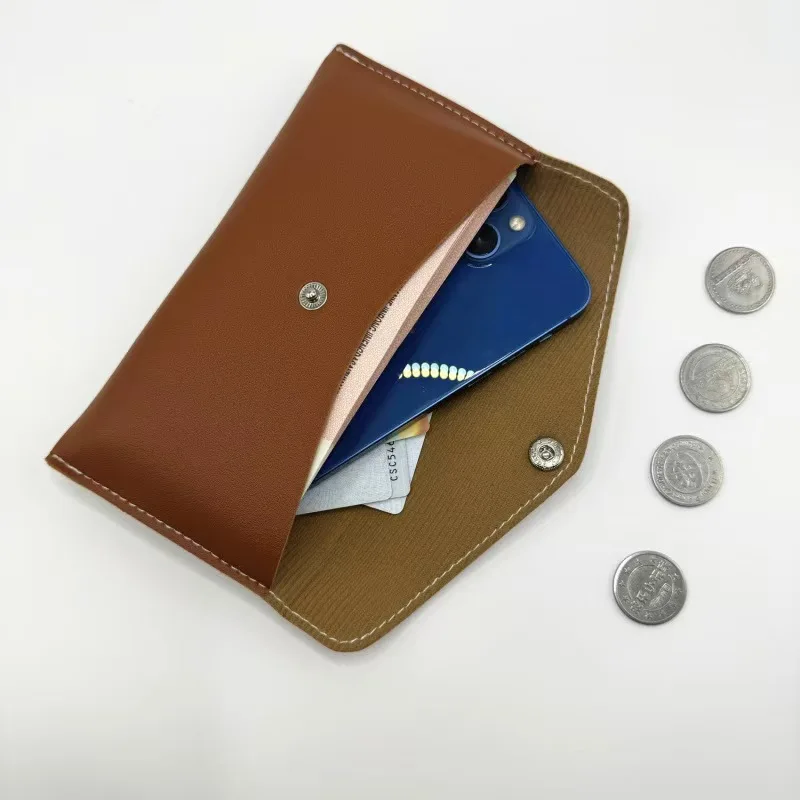 1Pcs Long Wallet Men Women Driver License Document Storage Bag Money Clip Large Capaci Multi Function Mobile Phone Bag