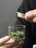Mini Small Empty Tea Cans Organizer For Loose Tea Clear Glass Vial Storage Bottle Mason Spice Jars With Bamboo Lids Wholesale 5