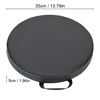 Leather Waterproof Round Chair Cushion with Memory Foam - 35cm Seat Pad for Office Home Car, Black Handle & Multi-Color Options 3