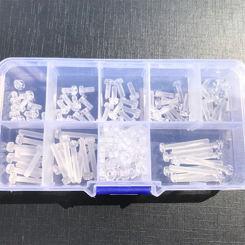 50/20Pcs M4 M5 M6 M8 White Round Head Phillips Screws Plastic Nylon Pan Head Screws -in Screws - Foto 3